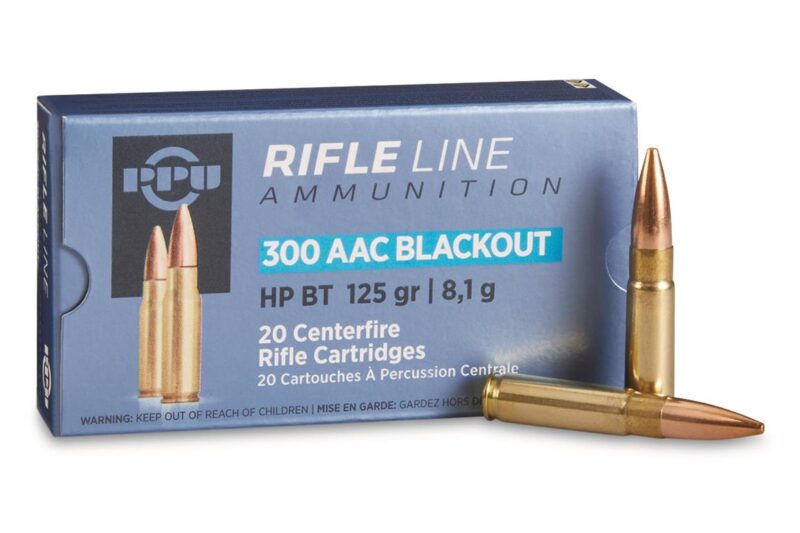 PPU 300 BLACKOUT 125GR HPBT AMMO 20RDS