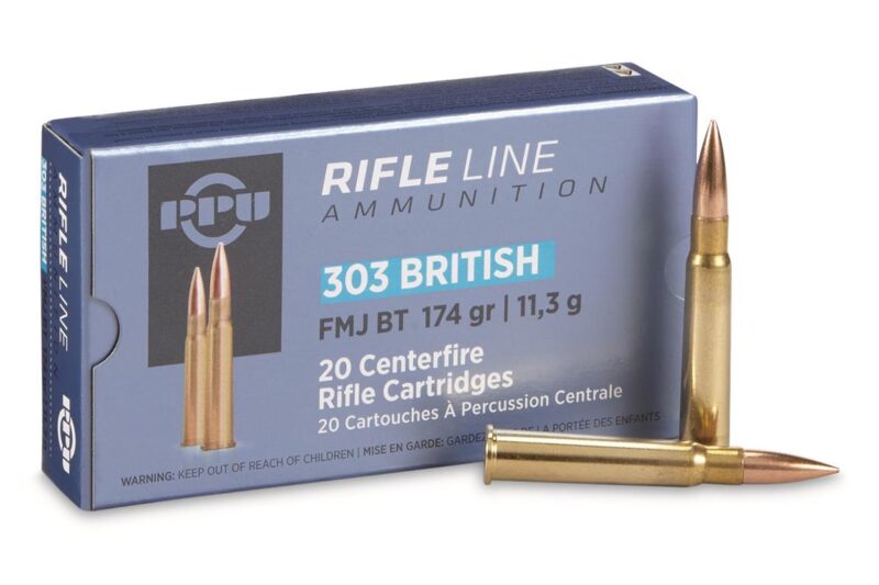 PPU 303 BRITISH 174GR FMJ AMMO 20RDS PPU 303 BRITISH 174GR FMJ AMMO 20RDS