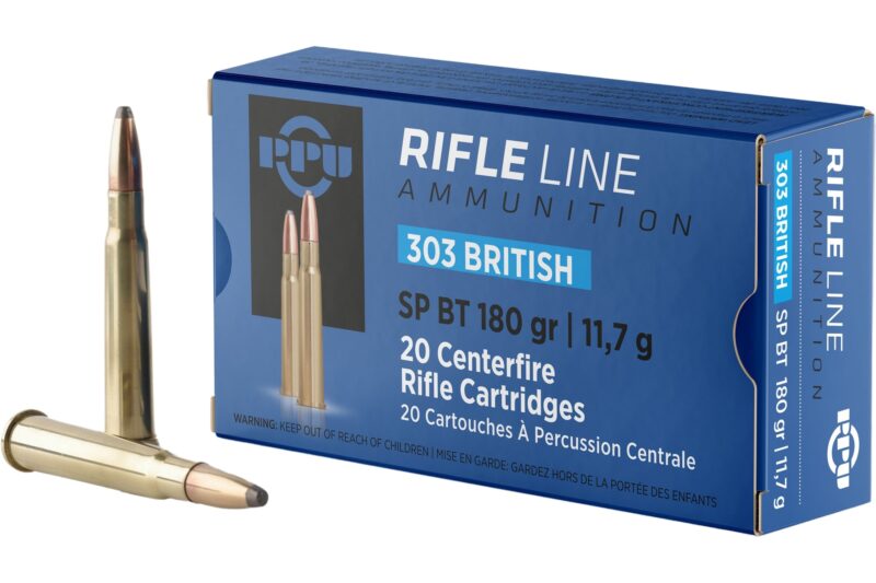 PPU 303 BRITISH 180GR SP AMMO 20RDS PPU 303 BRITISH 180GR SP AMMO 20RDS