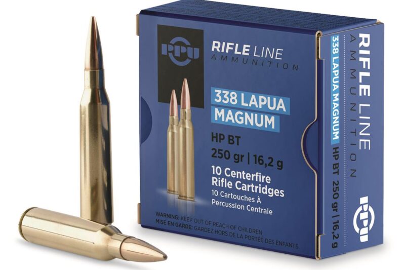 PPU 338 LAPUA MAG 250GR HPBT AMMO 10RDS PPU 338 LAPUA MAG 250GR HPBT AMMO 10RDS