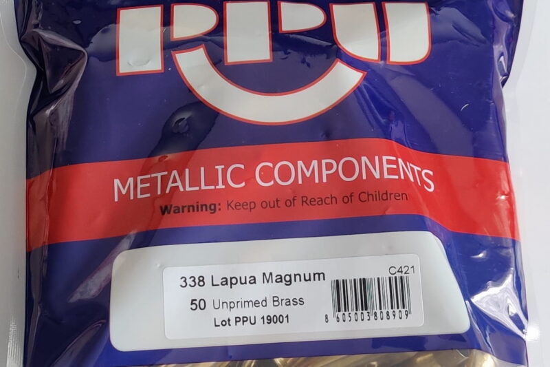 PPU 338 LAPUA MAG BRASS 50CT PPU 338 LAPUA MAG BRASS 50CT