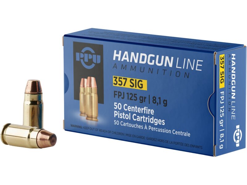 PPU 357 SIG 125GR AMMO 50CT