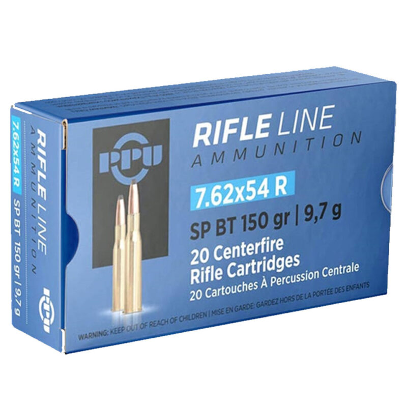 PPU 7.62X54R 150GR SP BT AMMO 20RDS