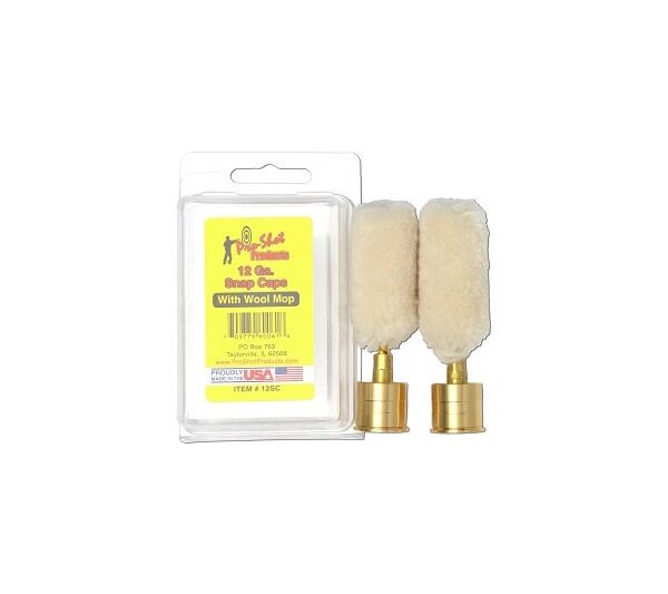 PRO-SHOT 12GA COTTON MOP SNAP CAPS 2CT PRO-SHOT 12GA COTTON MOP SNAP CAPS 2CT
