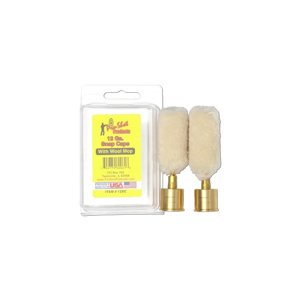 PRO-SHOT 12GA COTTON MOP SNAP CAPS 2CT