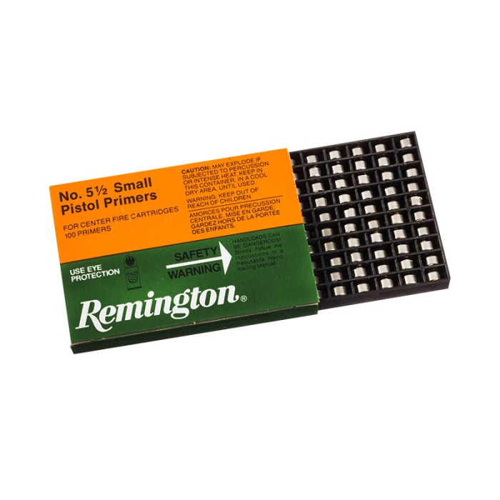 REMINGTON NO. 5-1/2 SMALL PISTOL MAGNUM PRIMERS 100CT