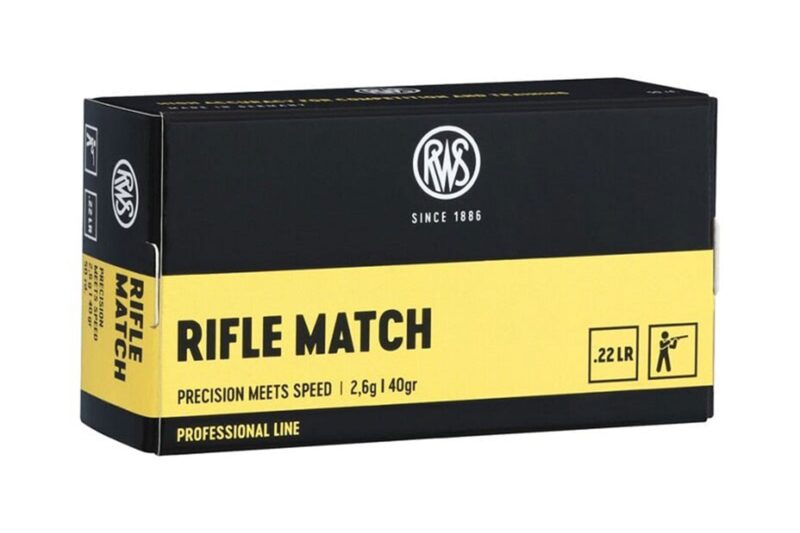 RWS RIFLE MATCH 22LR 50CT