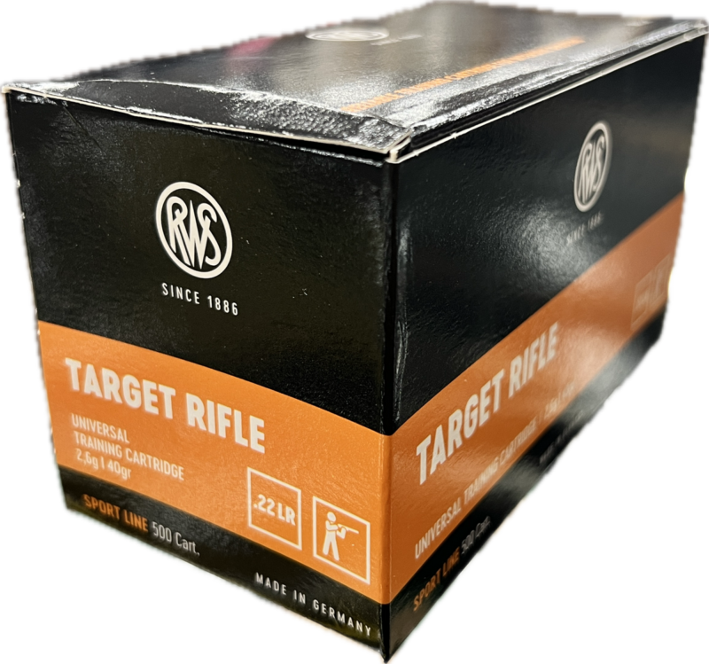 RWS TARGET RIFLE 22LR 40GR AMMO 500RDS