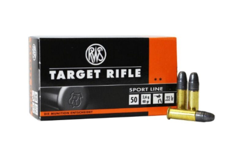 RWS TARGET RIFLE 22LR 40GR AMMO 50CT RWS TARGET RIFLE 22LR 40GR AMMO 50CT