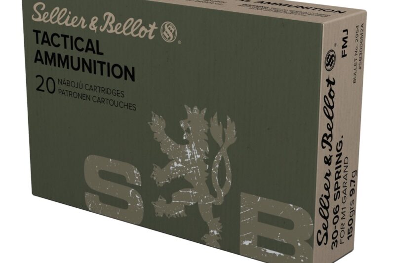 S&B 30-06 SPRG 150GR FMJ M1 GARAND AMMO 20RDS S&B 30-06 SPRG 150GR FMJ M1 GARAND AMMO 20RDS