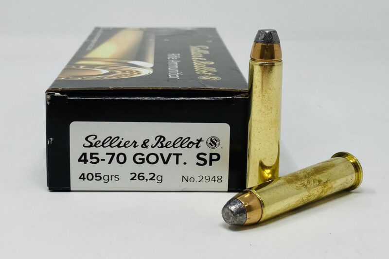 SELLIER BELLOT 45-70 GOV’T 405GR SP AMMO 20RDS SELLIER BELLOT 45-70 GOV'T 405GR SP AMMO 20RDS