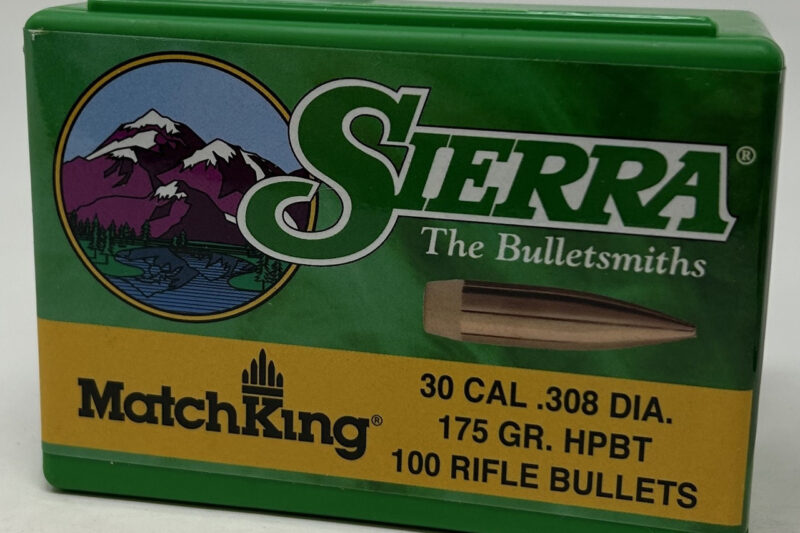 SIERRA 30CAL (.308") 175GR HPBT MATCHKING BULLETS 100CT