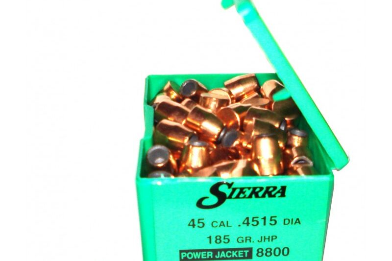 SIERRA 45CAL (.4515″) 185GR JHP SPORT MASTER BULLETS 100CT SIERRA 45CAL (.4515") 185GR JHP SPORT MASTER BULLETS 100CT