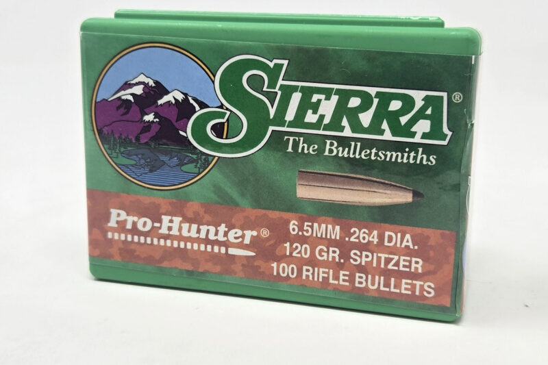 SIERRA 6.5MM (.264") 120GR PRO-HUNTER SPITZER BULLETS 100CT
