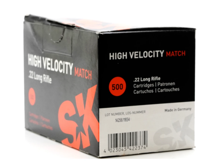 SK HIGH VELOCITY 22LR 40GR RN AMMO 500RDS SK HIGH VELOCITY 22LR 40GR RN AMMO 500RDS