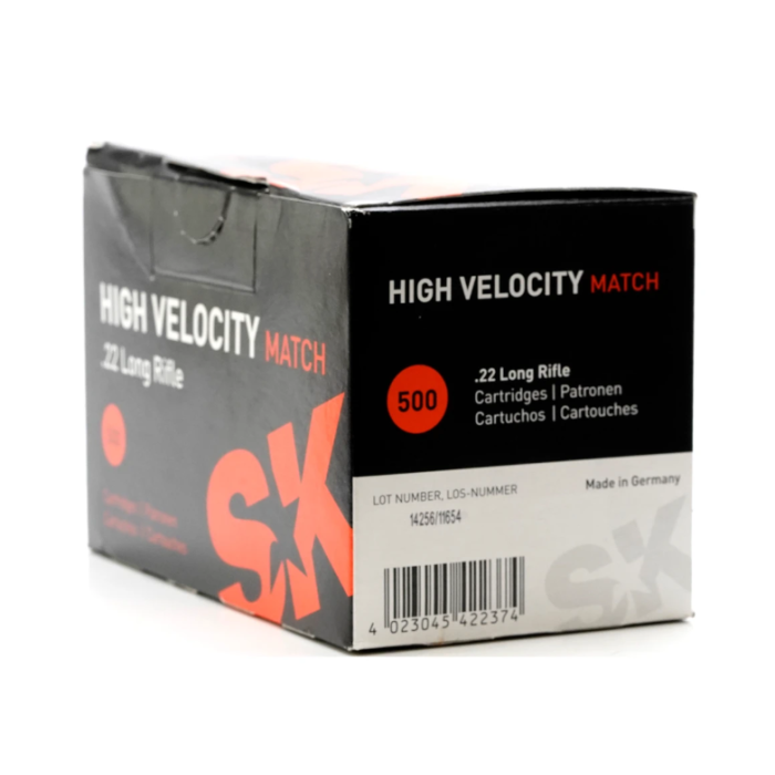 SK HIGH VELOCITY 22LR 40GR RN AMMO 500RDS