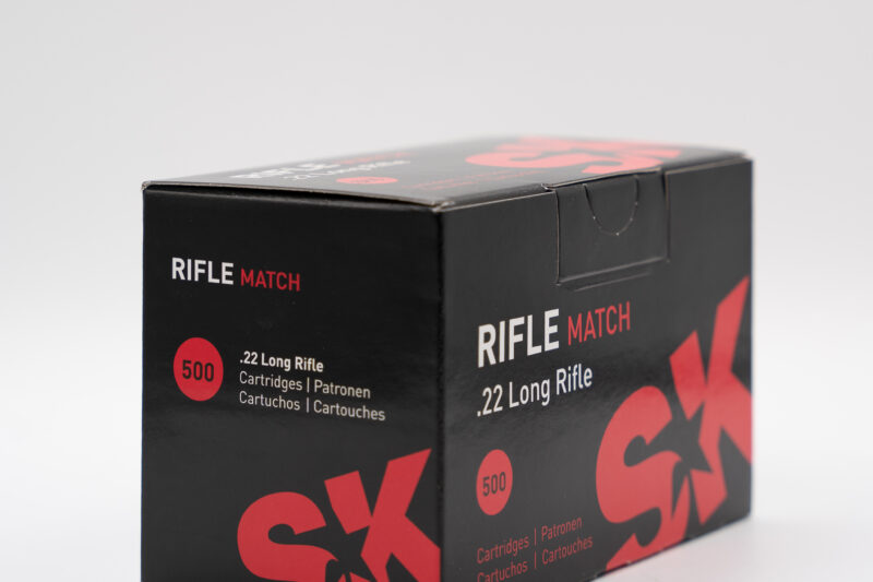 SK RIFLE MATCH 22LR 40GR RN AMMO 500RDS SK RIFLE MATCH 22LR 40GR RN AMMO 500RDS