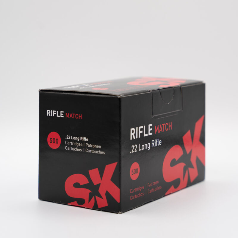 SK RIFLE MATCH 22LR 40GR RN AMMO 500RDS