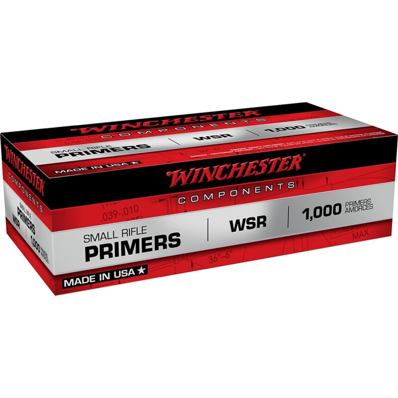 WINCHESTER WSR SMALL RIFLE PRIMERS 1,000CT
