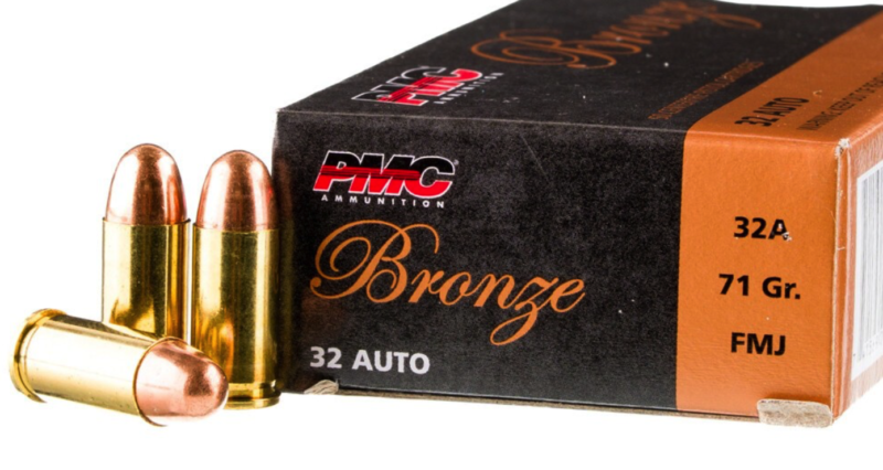 PMC 32 ACP 71GR FMJ AMMO 50RDS
