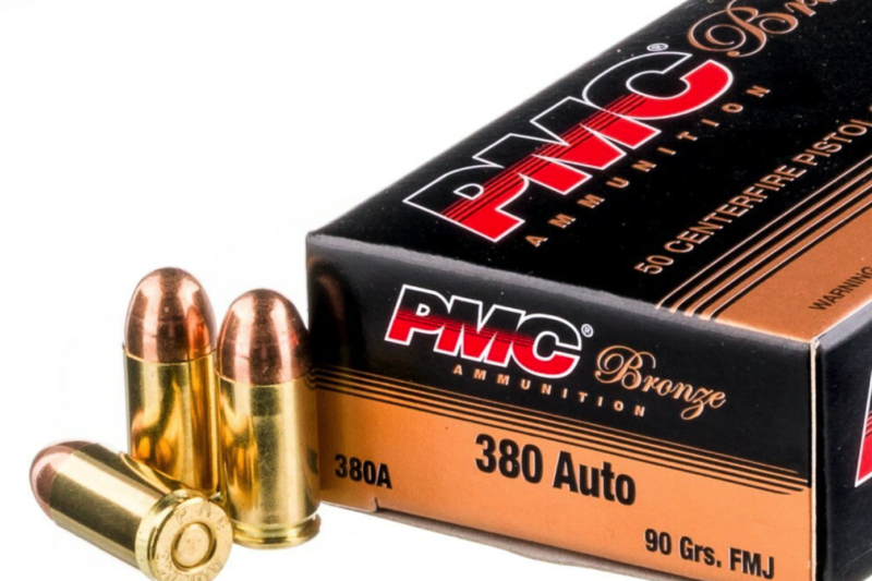 PMC 380 ACP 90GR FMJ AMMO 50RDS