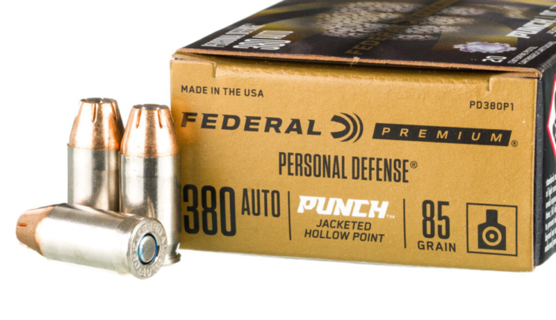 FEDERAL PUNCH 380 ACP 85GR JHP AMMO 20RDS