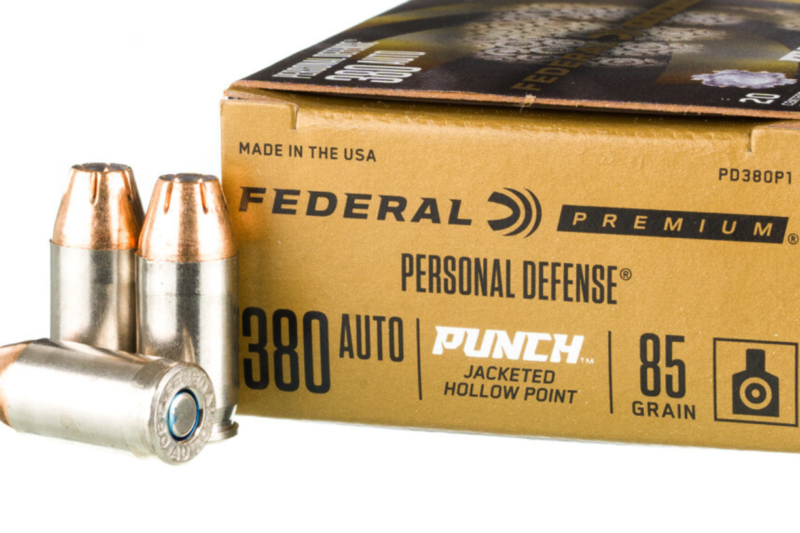FEDERAL PUNCH 380 ACP 85GR JHP AMMO 20RDS