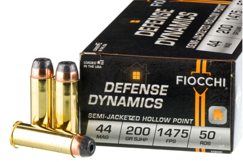 FIOCCHI 44 MAG 200GR JHP AMMO 50RDS