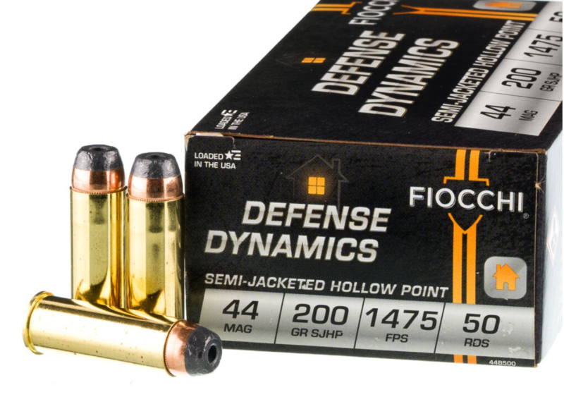 FIOCCHI 44 MAG 200GR JHP AMMO 50RDS
