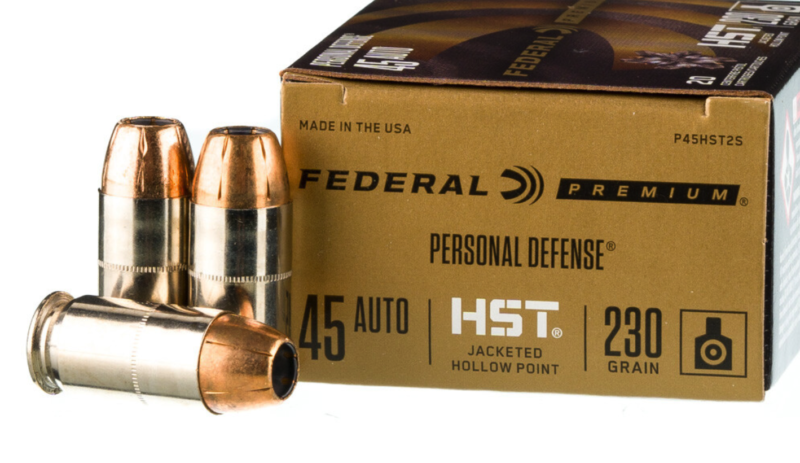 FEDERAL PREMIUM HST 45 ACP+P 230GR JHP AMMO 20RDS