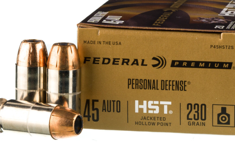 FEDERAL PREMIUM HST 45 ACP+P 230GR JHP AMMO 20RDS