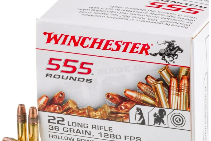 WINCHESTER 22LR 36GR 1280FPS AMMO 555RDS