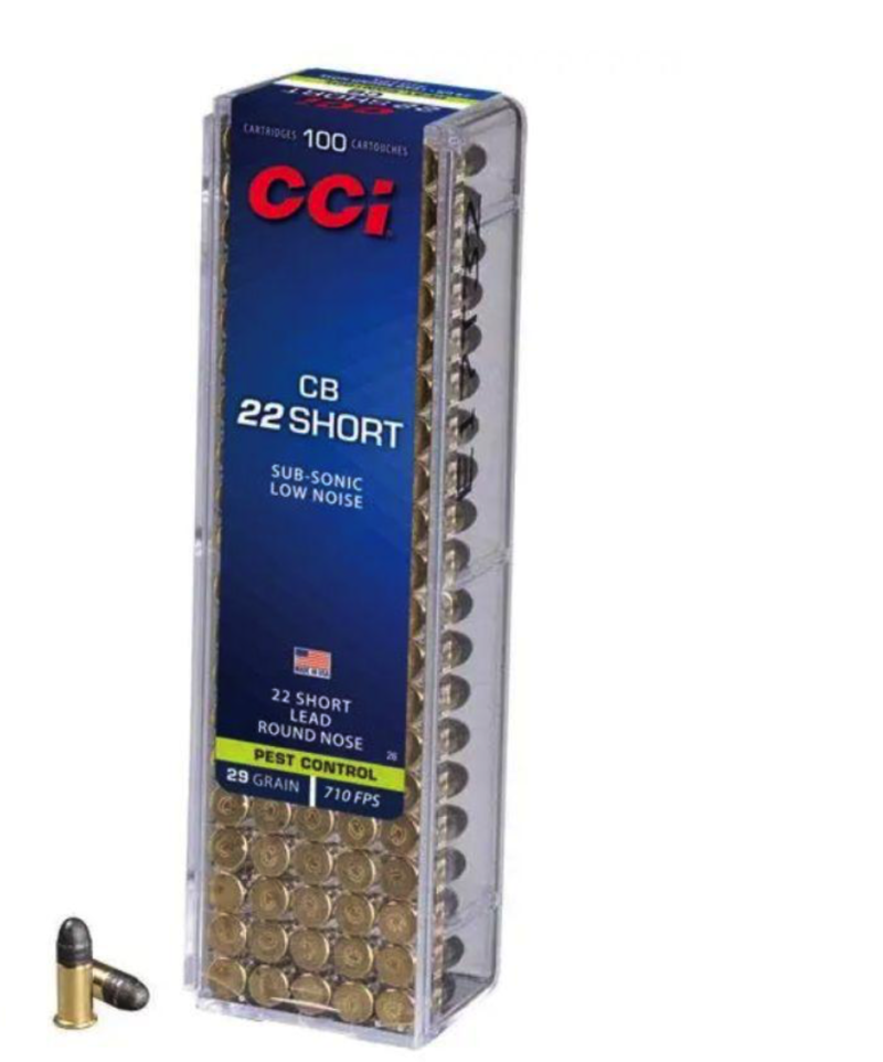 CCI CB 22 LONG 29GR 710FPS AMMO 100RDS