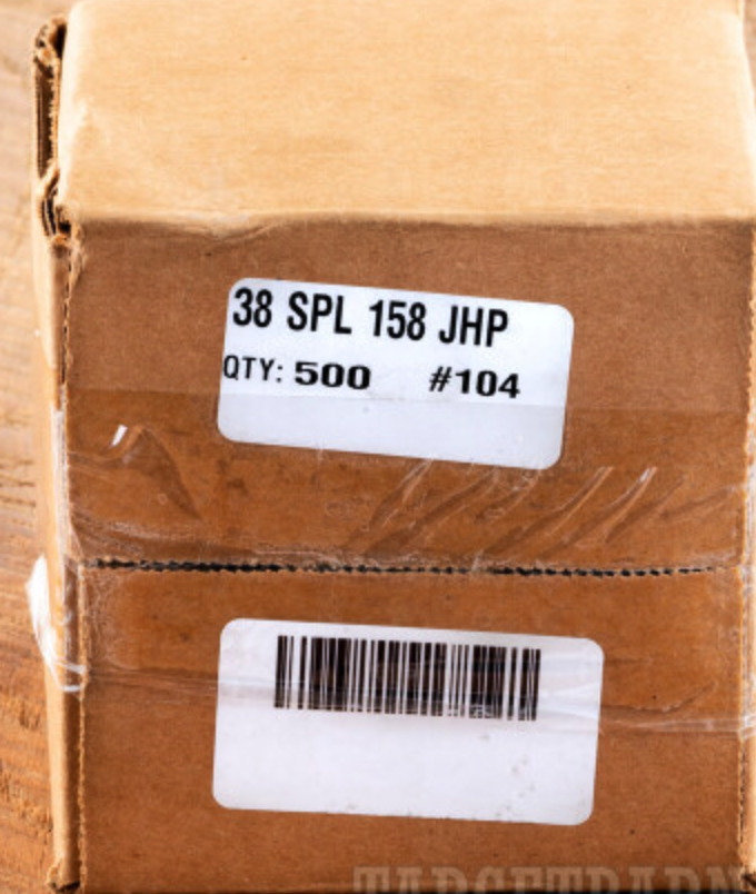 ZERO 38 SPECIAL 158GR JHP BULLETS 500CT