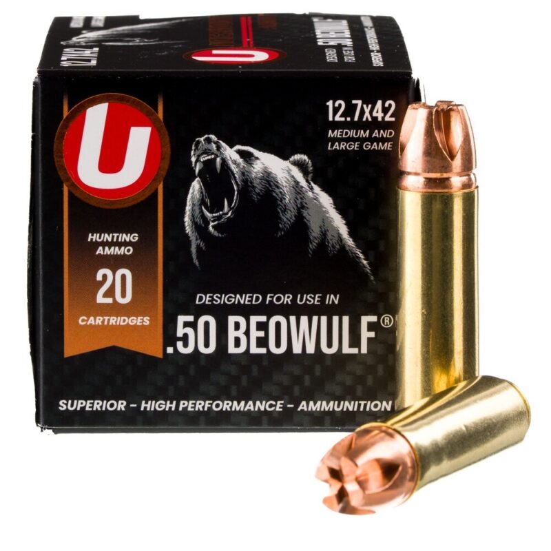 UNDERWOOD 50 BEOWULF 350GR XTP AMMO 20RDS