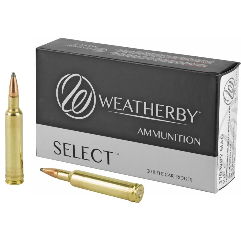 WEATHERBY 270 WBY MAG 130GR HORNADY INTERLOCK AMMO 20RDS
