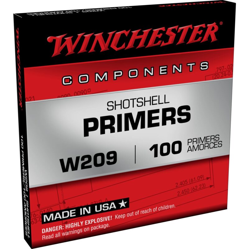 WINCHESTER 209 PRIMERS 100CT