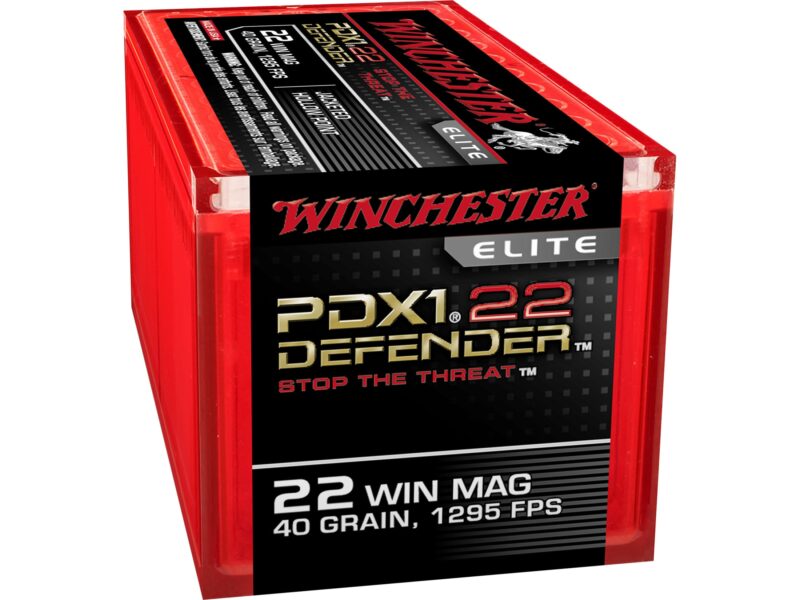 WINCHESTER 22MAG 40GR 1295FPS PDX1 AMMO 50RDS