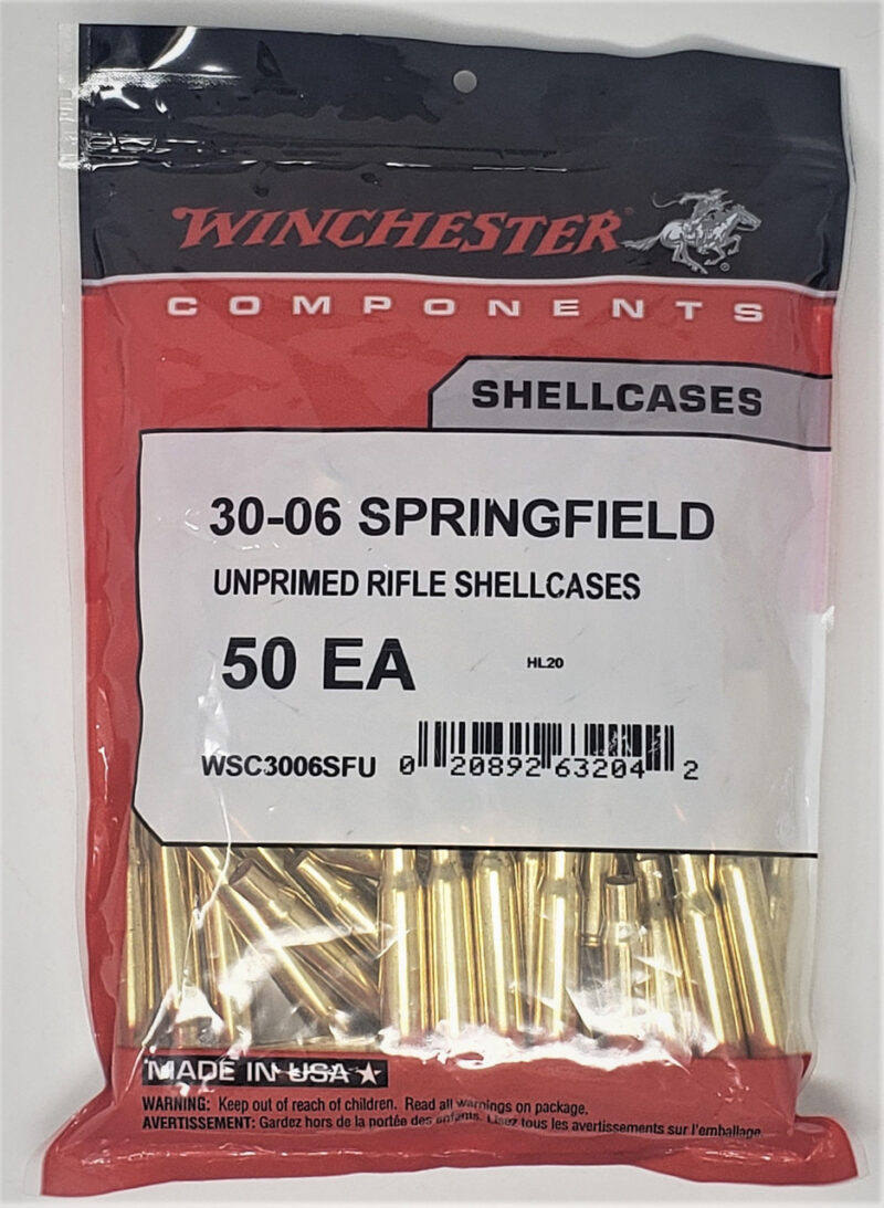 WINCHESTER 30-06 BRASS 50CT