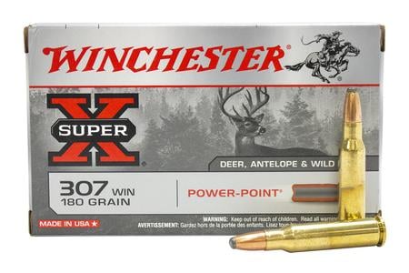 WINCHESTER 307 WIN 180GR SP AMMO 20RDS WINCHESTER 307 WIN 180GR SP AMMO 20RDS