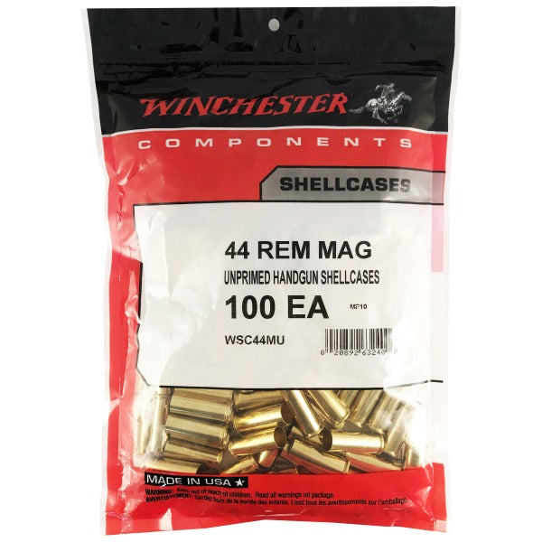 WINCHESTER 44 MAG BRASS 100CT