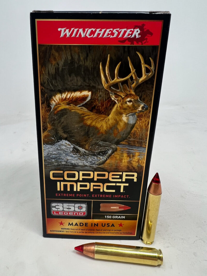 WINCHESTER COPPER IMPACT 350 LEGEND 150GR POLY TIPPED AMMO 20RDS