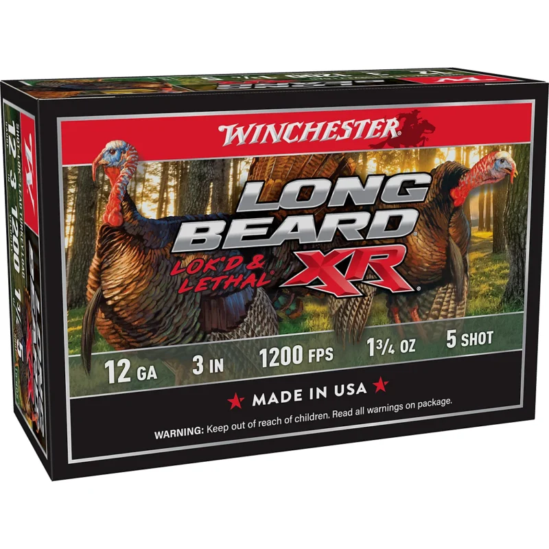 WINCHESTER LONG BEARD XR 12GA 3" 1-1/4OZ 1200FPS #5 AMMO 10RDS
