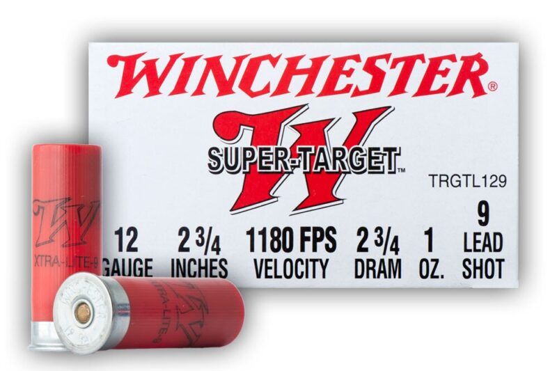 WINCHESTER SUPER TARGET 12GA 2-3/4" 1OZ #9 AMMO 250RDS