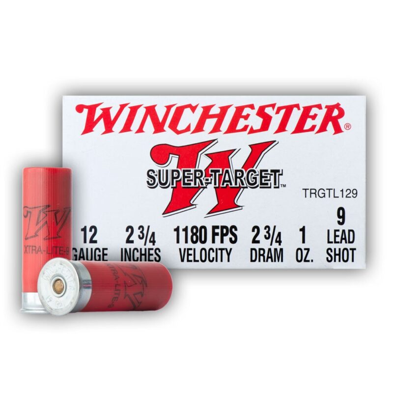 WINCHESTER SUPER TARGET 12GA 2-3/4" 1OZ #9 AMMO 250RDS