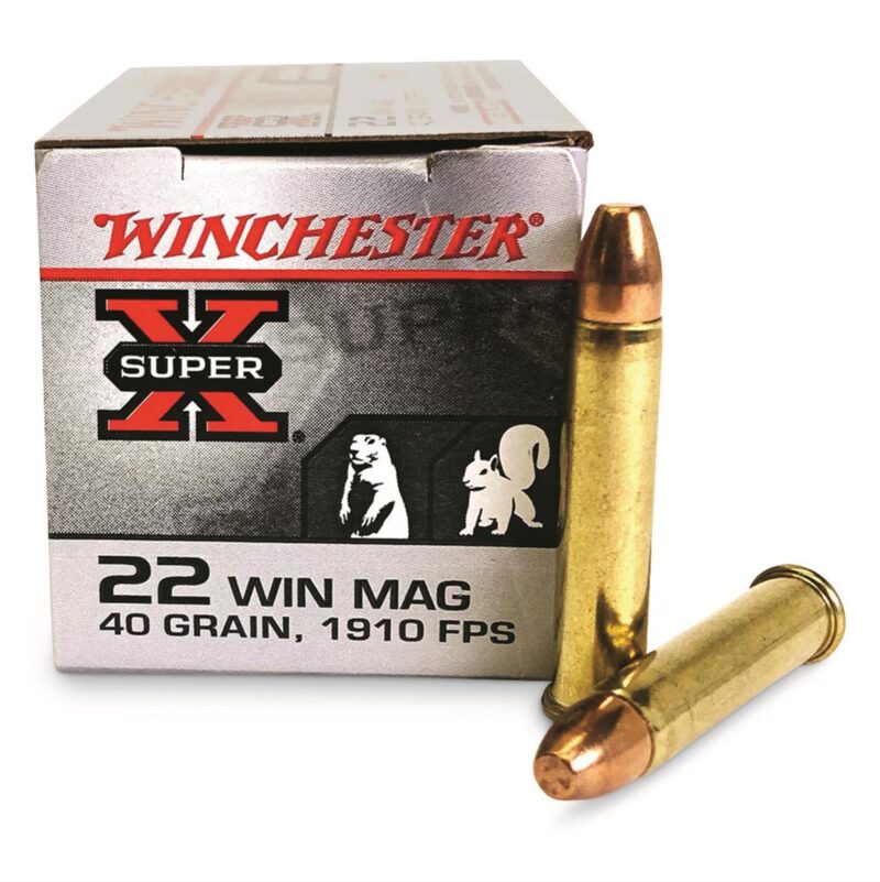 WINCHESTER SUPER-X 22 WIN MAG 40GR FMJ AMMO 50RDS