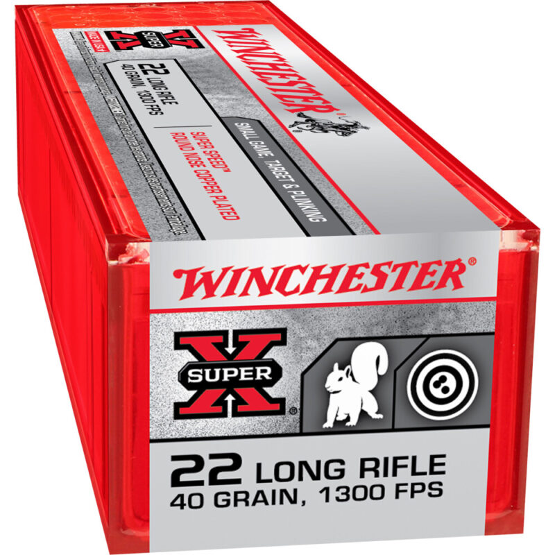 WINCHESTER SUPER-X 22LR 40GR 1280FPS POWER POINT AMMO