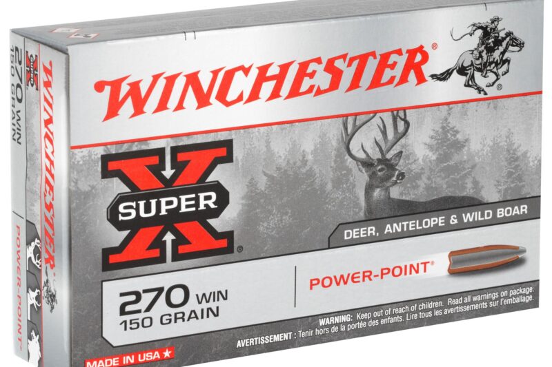 WINCHESTER SUPER-X 270WSM 150GR POWER POINT AMMO 20RDS