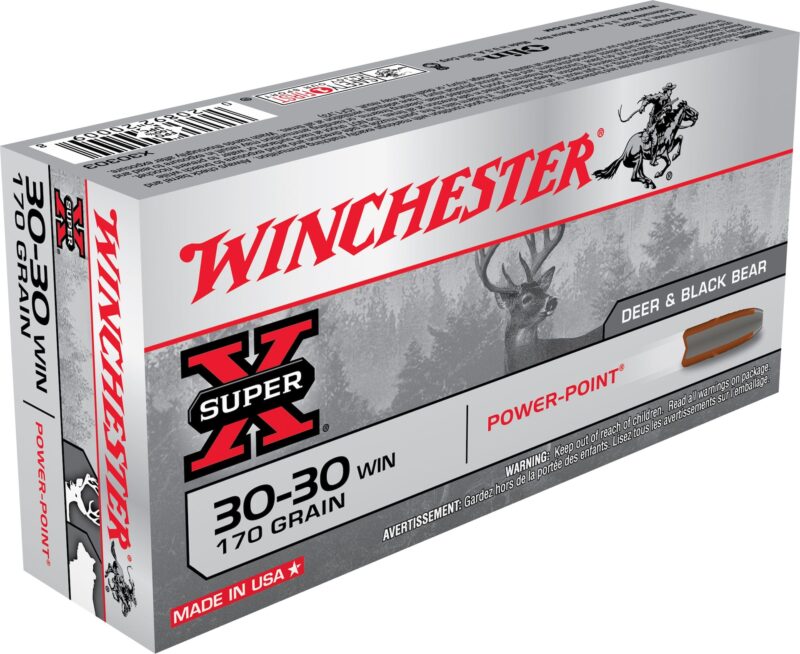 WINCHESTER SUPER-X 30-30 WIN 170GR POWER POINT AMMO 20RDS