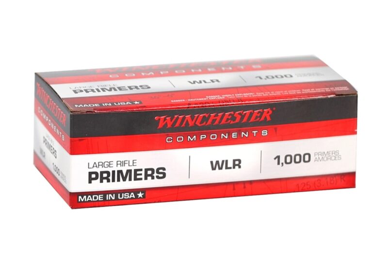 WINCHESTER WLR LARGE RIFLE PRIMERS 1000CT REMINGTON NO. 9-1/2 LARGE RIFLE MAGNUM PRIMERS 1000CT